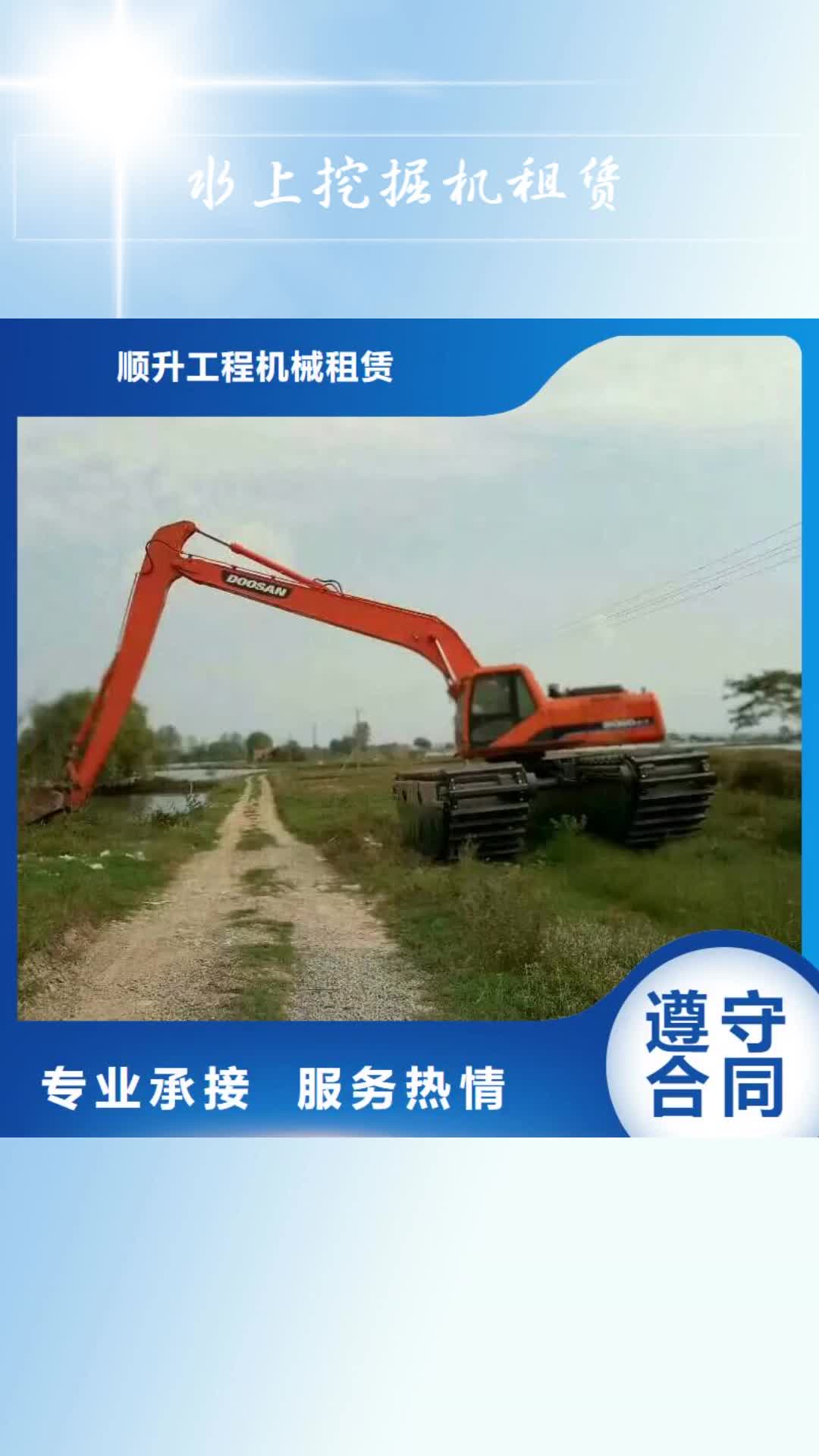 【青海水上挖掘机租赁,租赁水陆挖机高性价比】