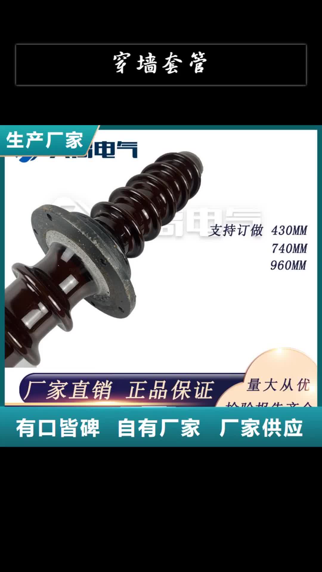 武汉穿墙套管绝缘子专注质量